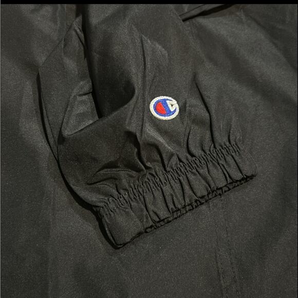 Mens Champion Hustle Fund Rain Hoodie Black Size X-Large - Picture 4 of 9